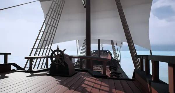 Персонаж Cutthroat Cove в процессе выполнения задания