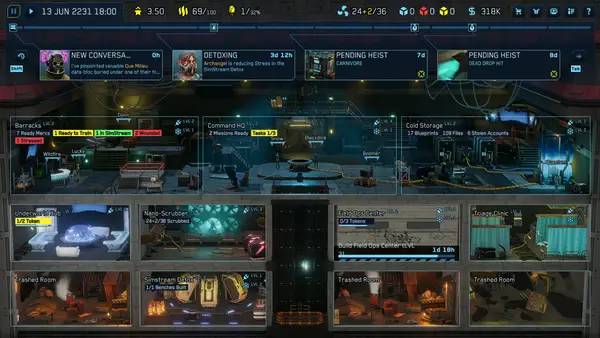 Персонаж Cyber Knights Flashpoint в процессе выполнения задания