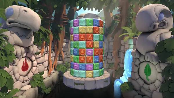 Персонаж Cylinder  Puzzles Returned в процессе выполнения задания