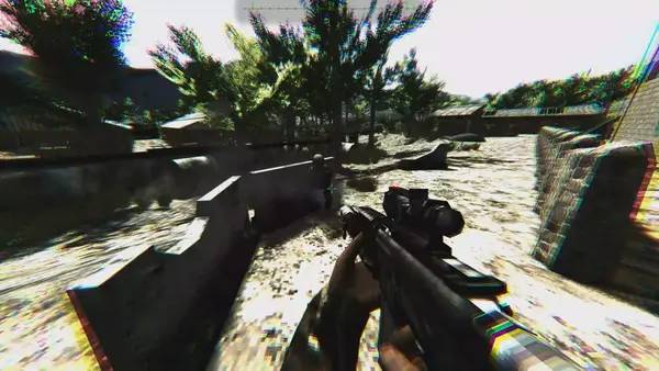 Персонаж Dagger Directive в процессе выполнения задания