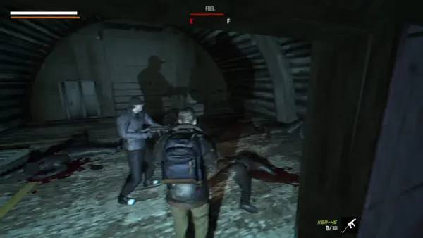 Персонаж DAY OF THE RISING DEAD в процессе выполнения задания