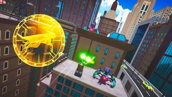 Персонаж DC League of Super-Pets The Adventures of Krypto and Ace в процессе выполнения задания