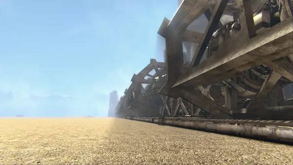 Персонаж De-Void в процессе выполнения задания