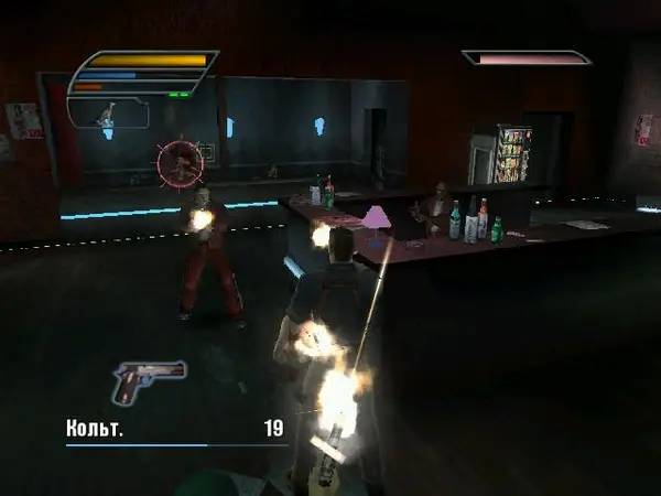 Персонаж Dead to Rights 2 Hell to Pay в процессе выполнения задания