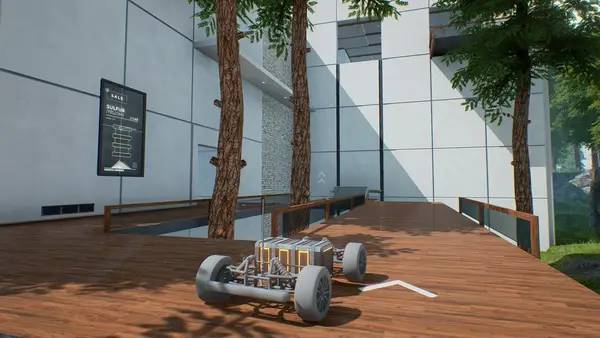 Персонаж Deadly Delivery (Смертельная доставка) в процессе выполнения задания