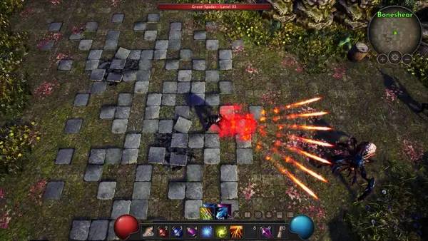 Персонаж Deadsiege в процессе выполнения задания