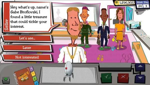 Персонаж Dealer's Life в процессе выполнения задания