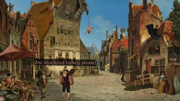 Персонаж Death of the Reprobate в процессе выполнения задания