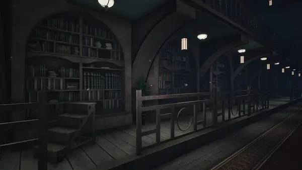 Персонаж DEEP IN THE DREAD в процессе выполнения задания