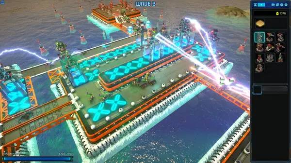 Персонаж Defense Task Force - Sci Fi Tower Defense в процессе выполнения задания