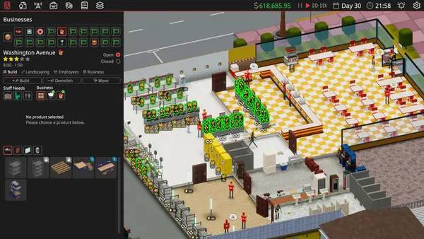 Персонаж Definitely Not Fried Chicken в процессе выполнения задания