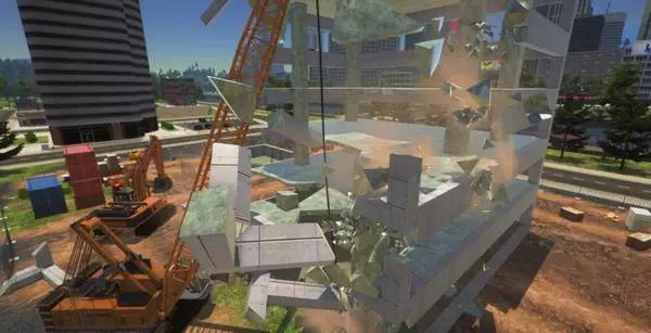 Персонаж Demolish and Build 2017 в процессе выполнения задания