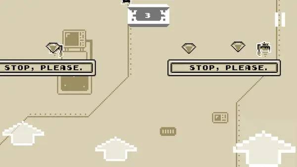 Персонаж Dere .exe - Please Do Not Play This Game в процессе выполнения задания