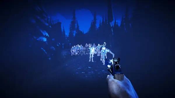 Персонаж Descension в процессе выполнения задания