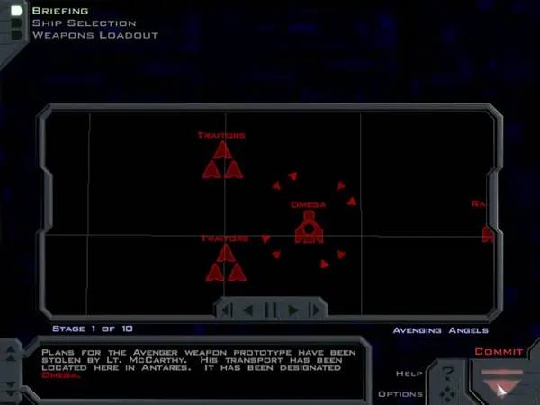 Персонаж Descent Freespace в процессе выполнения задания