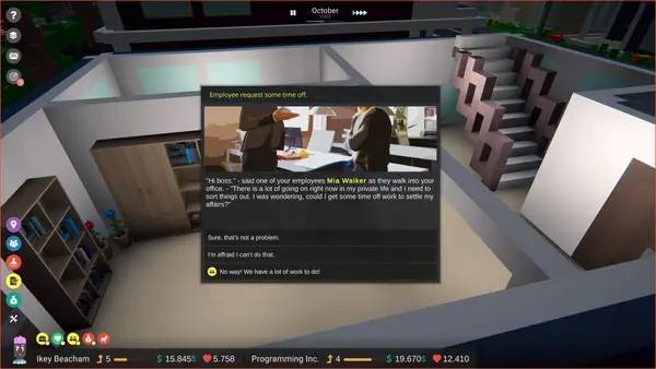 Персонаж DevLife в процессе выполнения задания