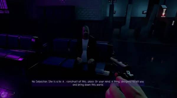 Персонаж Discrepant в процессе выполнения задания