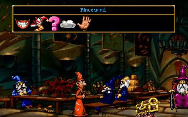 Персонаж Discworld в процессе выполнения задания