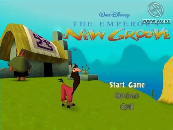Персонаж Disney's The Emperor's New Groove Action Game в процессе выполнения задания