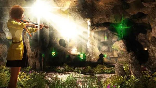 Персонаж Distortions в процессе выполнения задания