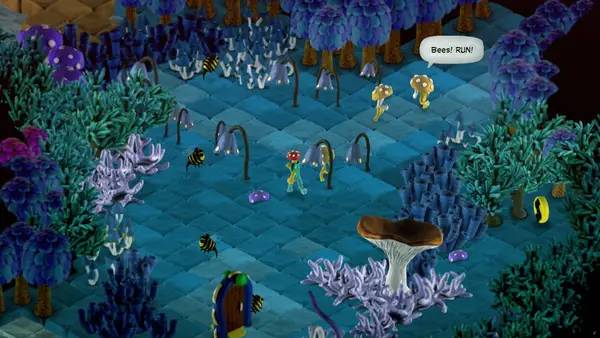 Персонаж Don't open the doors! в процессе выполнения задания