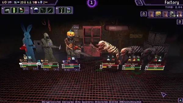 Персонаж Draft of Darkness в процессе выполнения задания