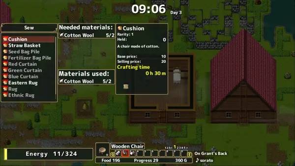 Персонаж Drago Noka в процессе выполнения задания