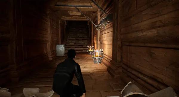 Персонаж Dread Tomb в процессе выполнения задания