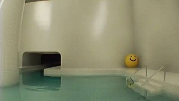 Персонаж Dreamcore в процессе выполнения задания