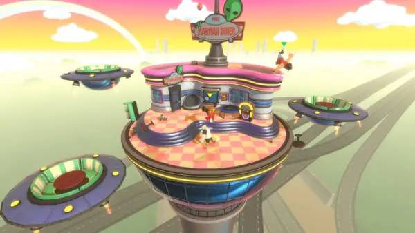 Персонаж Drunk-Fu Wasted Masters в процессе выполнения задания