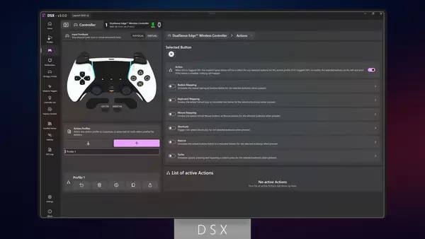 Персонаж DSX в процессе выполнения задания