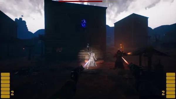 Персонаж DuelVox Max Quality в процессе выполнения задания