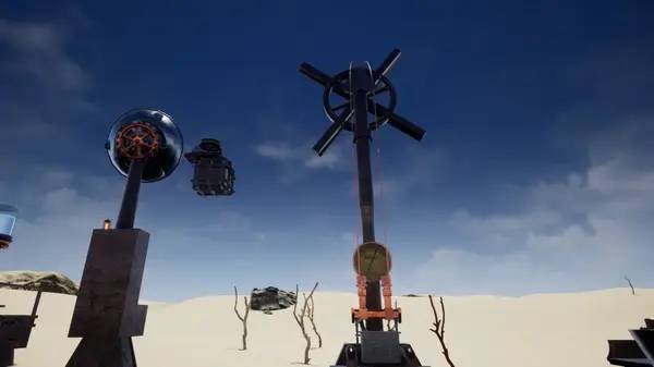 Персонаж Dune Mechanic Survive The Steampunk Era в процессе выполнения задания