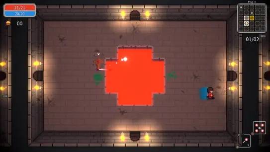 Персонаж Dungeon Royale в процессе выполнения задания