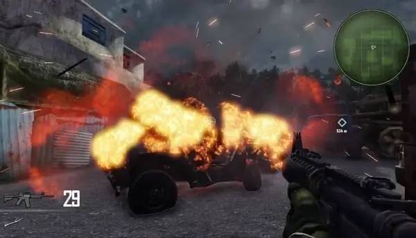 Персонаж Duty Calls  The Calm Before the Storm в процессе выполнения задания