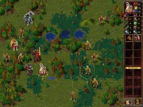 Персонаж Eador Genesis в процессе выполнения задания