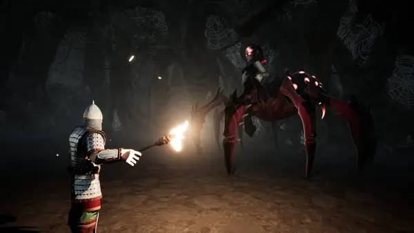 Персонаж Elder Legacy в процессе выполнения задания