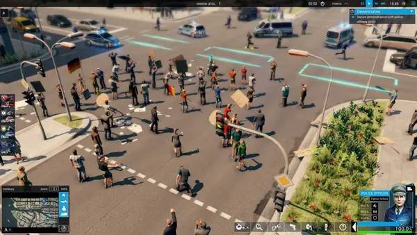 Персонаж Emergency 2017 в процессе выполнения задания