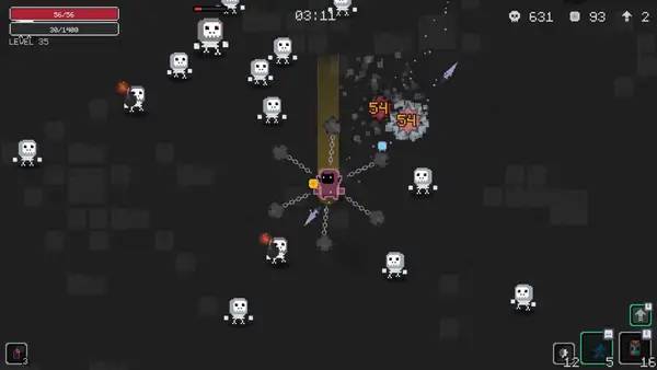 Персонаж Endless waves survival в процессе выполнения задания