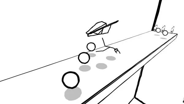 Персонаж Eraser в процессе выполнения задания