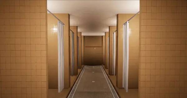 Персонаж Escape From School в процессе выполнения задания