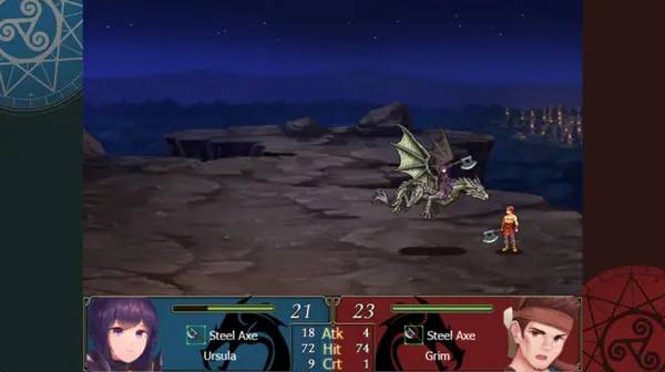 Персонаж Esperia ~ Uprising of the Scarlet Witch ~ в процессе выполнения задания