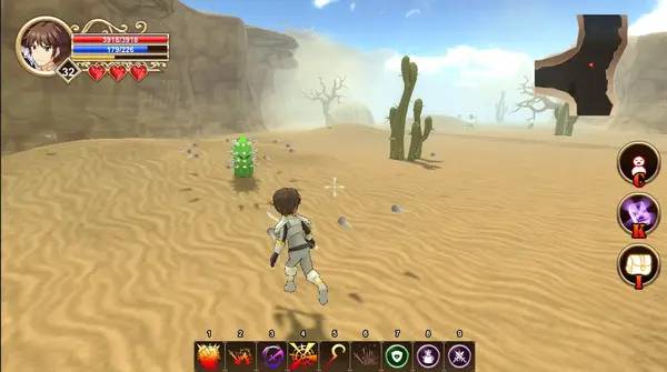 Персонаж Eternal Lore в процессе выполнения задания