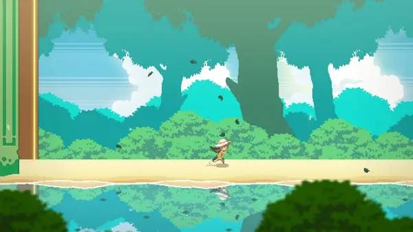 Персонаж Evan's Remains в процессе выполнения задания