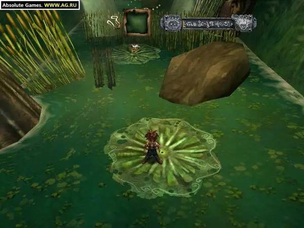 Персонаж Evil Twin Cyprien's Chronicles в процессе выполнения задания