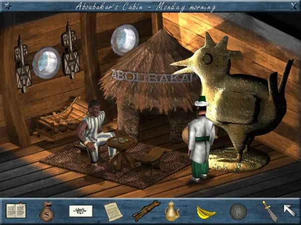 Персонаж Eye of the Kraken в процессе выполнения задания