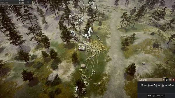 Персонаж Eyes of War в процессе выполнения задания