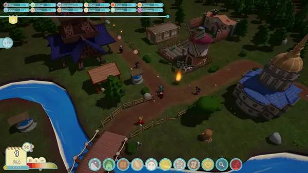 Персонаж Fable Hospital в процессе выполнения задания