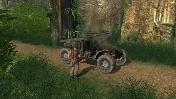 Персонаж Far Cry Missile Attack в процессе выполнения задания