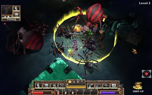 Персонаж FATE The Traitor Soul в процессе выполнения задания